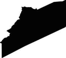 Wang Noi Thailand silhouette map vector
