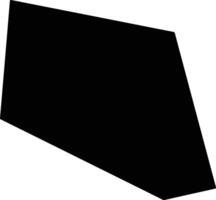 Wangduxian China silhouette map vector