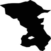 Wangen Switzerland silhouette map vector