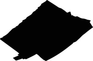 Wassenaar Netherlands silhouette map vector
