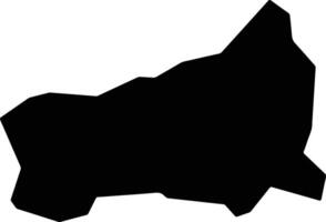 Wassamu Japan silhouette map vector