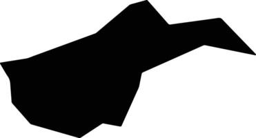 Wazuka Japan silhouette map vector