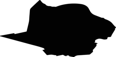 Weert Netherlands silhouette map vector