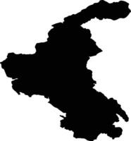 Weiz Austria silhouette map vector
