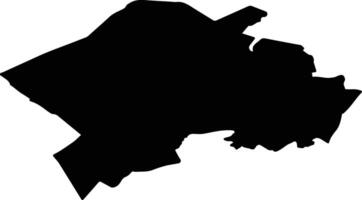 Westerveld Netherlands silhouette map vector