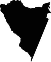 Whitehouse Jamaica silhouette map vector