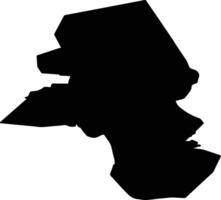 Wierden Netherlands silhouette map vector