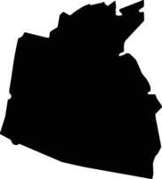 WILAYAT ADAM Oman silhouette map vector