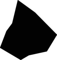 Wlogba Liberia silhouette map vector