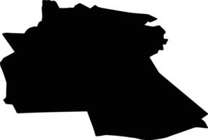Woensdrecht Netherlands silhouette map vector