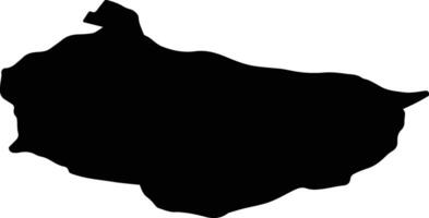Wormerland Netherlands silhouette map vector