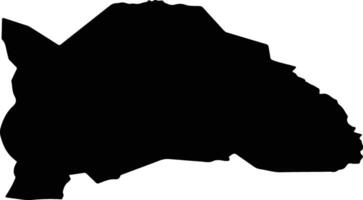 Xalx gol Mongolia silhouette map vector