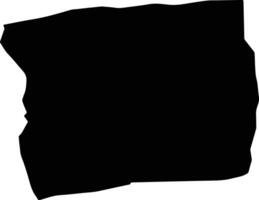 Xanbogd Mongolia silhouette map vector