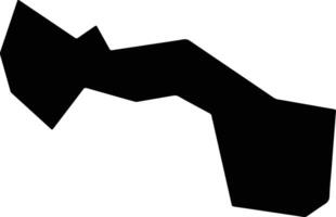 Xilinxian China silhouette map vector