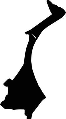 Xincheng Taiwan silhouette map