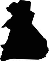 Yamaranguila Honduras silhouette map vector