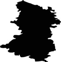 Yartsevsky District Russia silhouette map vector