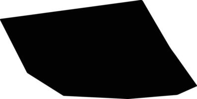 Yemilchyne Ukraine silhouette map vector
