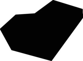 Yexian China silhouette map vector