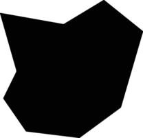 Yonghexian China silhouette map vector