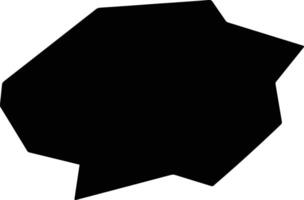 Youxixian China silhouette map vector