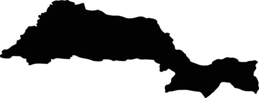 ZABALA Romania silhouette map vector