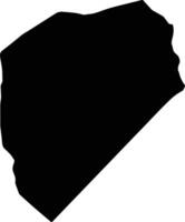 Zahak Iran silhouette map vector