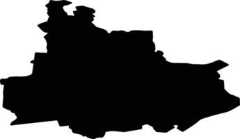 Zantes pag Latvia silhouette map vector
