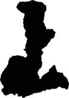 Zaruma Ecuador silhouette map vector
