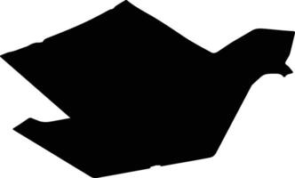 Zeewolde Netherlands silhouette map vector