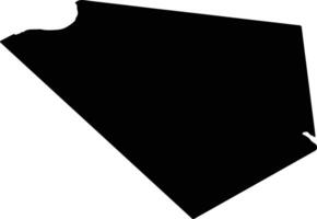 Zhangjiagangshi China silhouette map vector