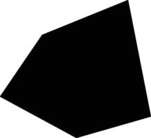 Zhenchengxian China silhouette map vector