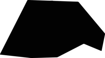 Zhuanglangxian China silhouette map vector