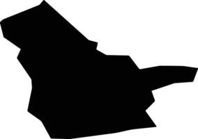 Zilupe Latvia silhouette map vector