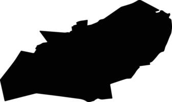 Zundert Netherlands silhouette map vector