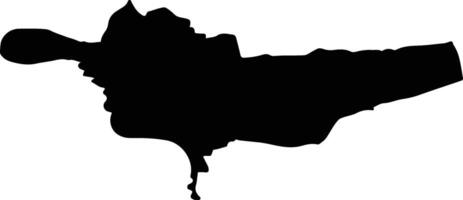 Zutphen Netherlands silhouette map vector