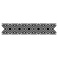 Geometric Border, Art Deco Pattern, Minimalist, Blackandwhite vector