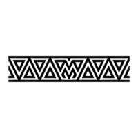Geometric Deco Border, Minimalist Pattern - Symmetry vector