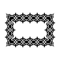 Intricate Black Frame, Celtic , Elegant Border vector