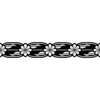 Stylized Floral Border, Minimalist , Subtle Texture vector