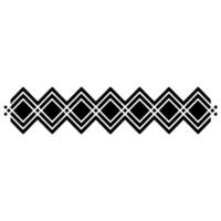 Geometric Diamond Border, Art Deco Style vector