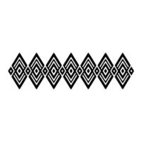 Geometric Border, Stylized Diamond Pattern, Minimalist, Diamonds vector
