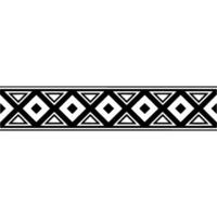 Geometric Tribal Border, Minimalist, alternate version 5 vector