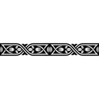 Intricate Celtic Border, Vintage Decorative Element - Ornament vector