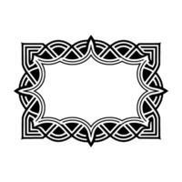 Intricate Celtic Frame, Vintage , Elegant Border vector