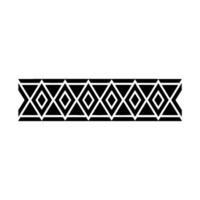 Geometric Tribal Border, Minimalist - Element vector