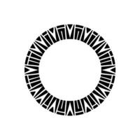 Geometric Circle Motif, Minimalist , Abstract Pattern, Geometry vector