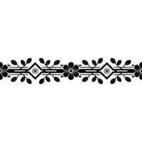 Elegant Botanical Border, Vintage Style, alternate version 8 vector
