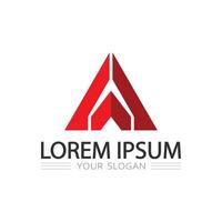Triangle abstract logo suitable for digital marketing, branding, and presentation vector