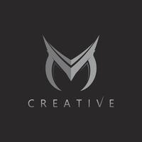 Letter M Logo with Hexagonal Frame for Corporate Business and App Icon vector